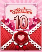 Love's Aflutter 10 Badge - Quinn's Aquarium