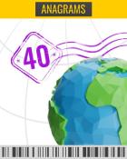 Anagrams Tailwind Timed Challenge 40 Badge