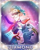 Rocking Out Diamond Badge - Canasta HD