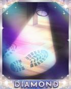 Suspicious Bootprint Diamond Badge - Claire Hart: Secret in the Shadows