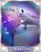 Welcoming Captain Diamond Badge - First Class Solitaire HD