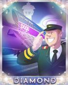 Hop Aboard Diamond Badge - First Class Solitaire HD