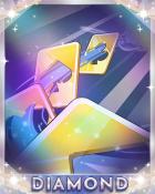 First Class Solitaire HD Clubs in the Clouds Diamond Badge