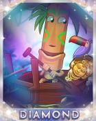 Tiki's Treasure Hunt Diamond Badge - Jungle Gin HD