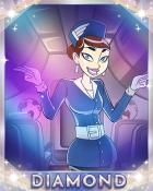 Jet Set Solitaire Prepared for Takeoff Diamond Badge