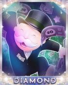 Powerful Payday Diamond Badge - MONOPOLY Sudoku