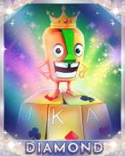 Pogo Addiction Solitaire HD The Royal Card Diamond Badge