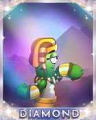 Pop Like an Egyptian Diamond Badge - Poppit! Bingo