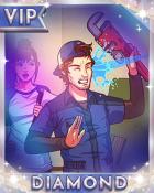 Quinn's Aquarium Leaky Pipes Diamond Badge