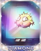 Puffy Pal Diamond Badge - Quinn's Aquarium