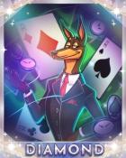 Spades HD Ace Timing Diamond Badge