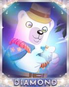 Snowbird Solitaire Take Picture Diamond Badge