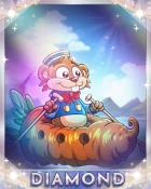 Carrot Canoe Diamond Badge - Thousand Island Solitaire HD