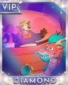 Thousand Island Solitaire HD Dragon Ahoy Diamond Badge
