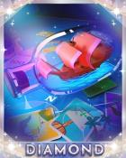 Thousand Island Solitaire HD Bottle o' Treasure Diamond Badge