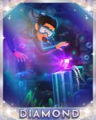 Tri-Peaks Solitaire HD Treasure from the Depths Diamond Badge