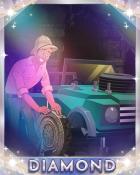 Temple Tire Change Diamond Badge - Tri-Peaks Solitaire HD