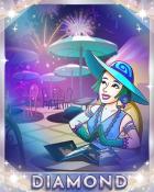 World Class Solitaire HD World Celebration Diamond Badge