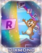 Rainbow Spell Diamond Badge - Word Whomp HD