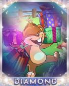 Word Whomp HD Gopher Gifts Diamond Badge