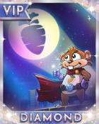 Call of the Carrot Diamond Badge - Word Whomp HD