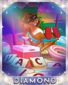 Word Whomp HD Vacation Spell Diamond Badge