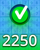 Pogo Daily Sudoku Easy 2250 Puzzles Badge