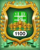 5-Trophy Easy 1100 Badge - Monopoly Sudoku