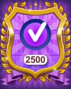 Pogo Daily Sudoku Expert 2500 Puzzles Badge