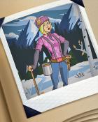 Sweet Tooth Town Maple Mountaineer Badge