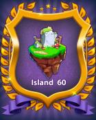 Island 60 Badge - Bejeweled Stars