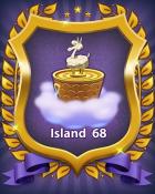 Island 68 Badge - Bejeweled Stars