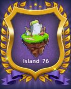 Bejeweled Stars Island 76 Badge