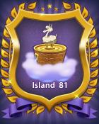 Bejeweled Stars Island 81 Badge