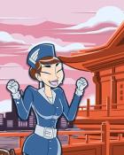 Jet Set Solitaire Beijing, China Coach Badge