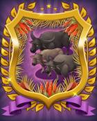 Mahjong Sanctuary Water Buffalo Badge