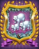 Mahjong Sanctuary Polarbear Badge