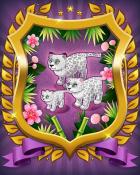 Mahjong Sanctuary Snowleopard Badge