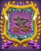 Mahjong Sanctuary Walrus Badge