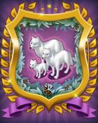 Mahjong Sanctuary Whitewolf Badge