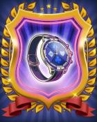 Poker Town Blue Suits Watch Badge