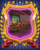 Poker Town Glittering Diamond Room Badge