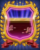 Poker Town Glittering Diamond Table Badge