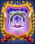 Poker Town Hollywood Frame Badge