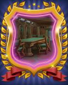 Poker Town Inn Spades Room Badge