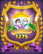 Snowbird Solitaire Level 1275 Badge