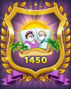 Snowbird Solitaire Level 1450 Badge
