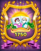 Snowbird Solitaire Level 1750 Badge