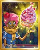 Gold Ice Cream Shop Tier 5 Badge - Sweet Tooth Town