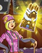 Gold Sugar Shack Shop Tier 5 Badge - Sweet Tooth Town